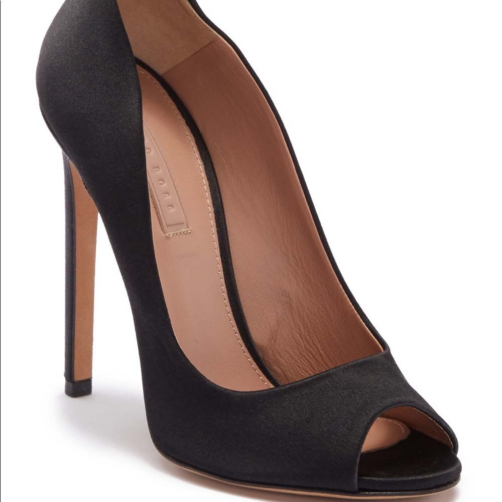 โจ๐โจ BOSS Hugo Boss Staple Opentoe classic pump - Picture 1 of 8